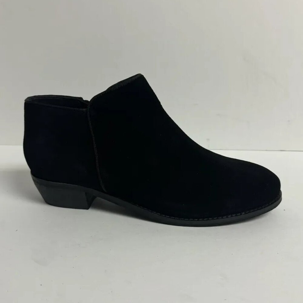 Softwalk Womens Rocklin Bootie Black Suede Size 9 M